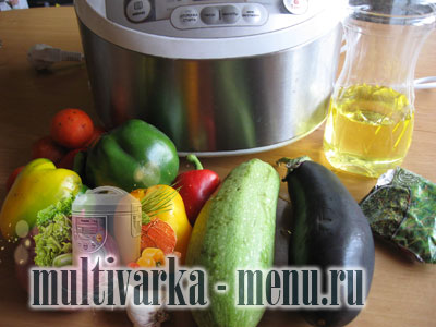 овощи в мультиварке рецепты рататуй рецепт