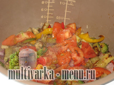 овощи в мультиварке рецепты рататуй рецепт