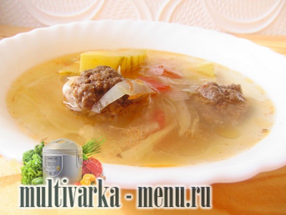 суп с фрикадельками в мультиварке приготовим суп с фрикадельками в мультиварке