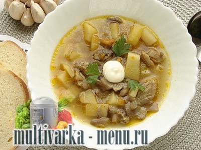 Грибной суп в мультиварке рецепт грибного супа в мультиварке