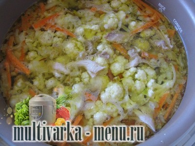 суп с цветной капустой в мультиварке рецепт супа с цветной капустой в мультиварке