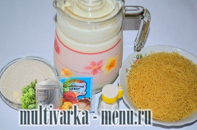 молочный суп в мультиварке молочный суп в мультиварке