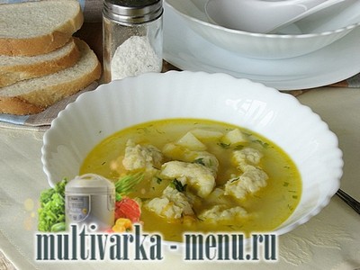 суп в мультиварке с клецками суп в мультиварке с клецками