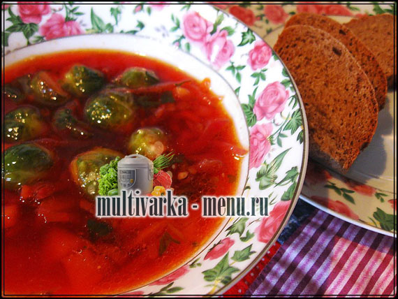 борщ в мультиварке филипс борщ в мультиварке рецепт