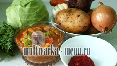 приготовить борщ в мультиварке борщ в мультиварке с фото