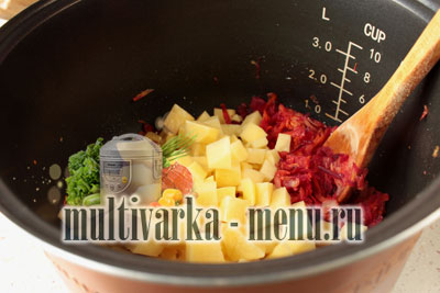 борщ в мультиварке рецепт как приготовить борщ в мультиварке