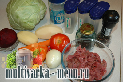 борщ в мультиварке рецепт борщ в мультиварке