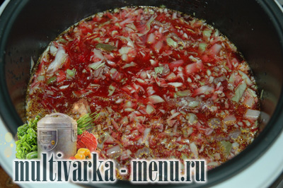 борщ в мультиварке рецепт борщ в мультиварке