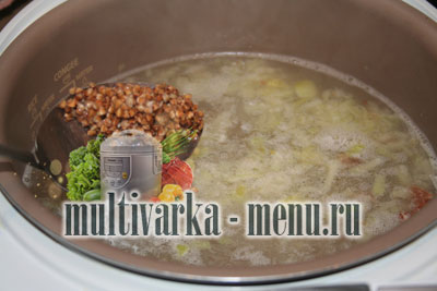 суп с гречкой в мультиварке супы в мультиварке рецепты