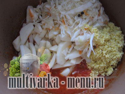 капустняк с пшеном как приготовить капустняк