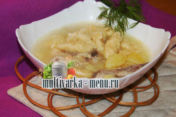суп куриный в мультиварке суп в мультиварке