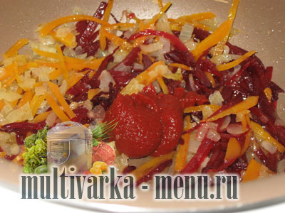 как приготовить борщ в мультиварке