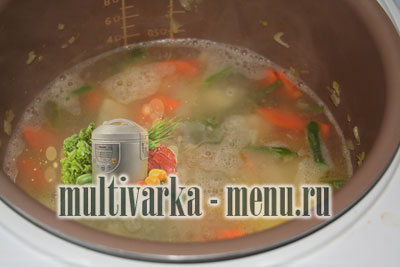 овощной суп в мультиварке рецепт как варить суп в мультиварке