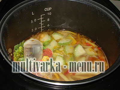 рецепт овощного супа в мультиварке супы в мультиварке с фото