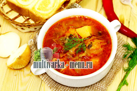 борщ в мультиварке рецепт борщ в мультиварке с фото