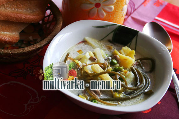 суп с горошком как приготовить суп в мультиварке