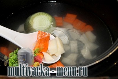 Суп в мультиварке с гречневыми клецками приготовление супа в мультиварке с гречневыми клецками