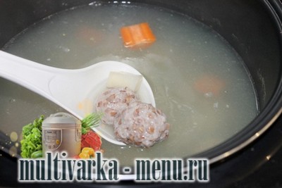 Суп в мультиварке с гречневыми клецками приготовление супа в мультиварке с гречневыми клецками