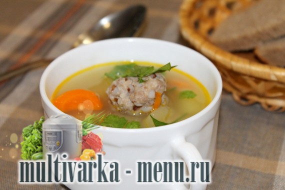 Суп в мультиварке с гречневыми клецками приготовление супа в мультиварке с гречневыми клецками