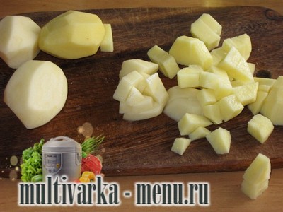 суп с картофельными клецками в мультиварке приготовление супа с картофельными клецками в мультиварке