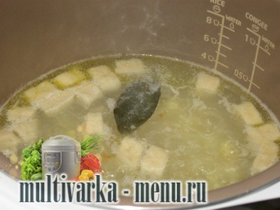 суп с картофельными клецками в мультиварке приготовление супа с картофельными клецками в мультиварке