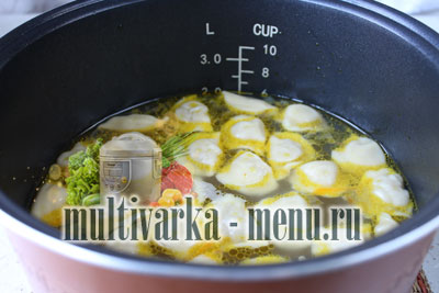 суп в мультиварке редмонд суп с пельменями фото