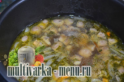 Суп с шампиньонами в мультиварке Суп с шампиньонами в мультиварке рецепт