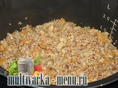 гречневый плов в мультиварке приготовление гречневого плова в мультиварке