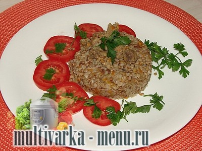 гречневый плов в мультиварке приготовление гречневого плова в мультиварке