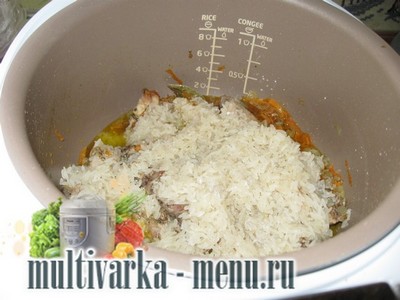 плов в мультиварке приготовление плова в мультиварке