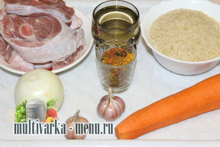 приготовление плова в мультиварке