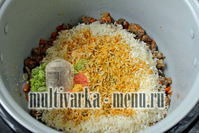 плов в мультиварке с фото