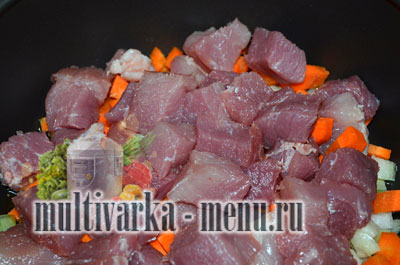 плов в мультиварке со свинины как приготовить плов в мультиварке