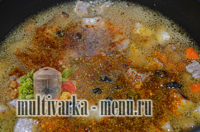 плов в мультиварке со свинины как приготовить плов в мультиварке