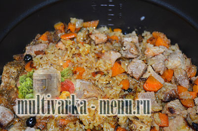 плов в мультиварке со свинины как приготовить плов в мультиварке