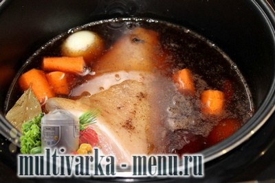 рулька в мультиварке приготовление рульки в мультиварке