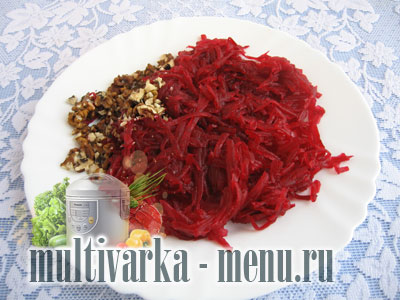 салат гранатовый браслент с фото