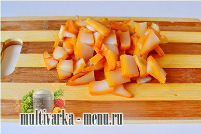 вкусный салат с кальмарами салаты из морепродуктов