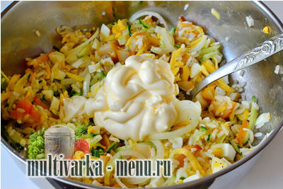 вкусный салат с кальмарами салаты из морепродуктов