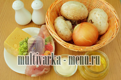 грибы фаршированные рецепт как приготовить шампиньоны в мультиварке