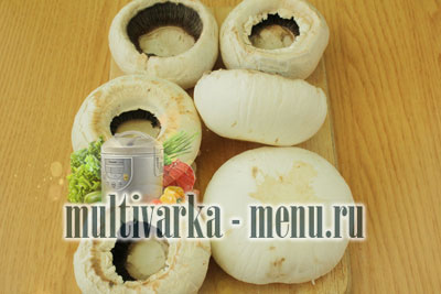 грибы фаршированные рецепт как приготовить шампиньоны в мультиварке