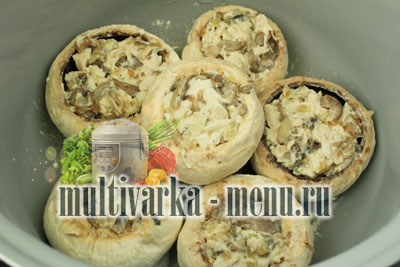 грибы фаршированные рецепт как приготовить шампиньоны в мультиварке