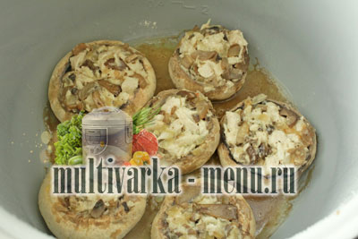 грибы фаршированные рецепт как приготовить шампиньоны в мультиварке