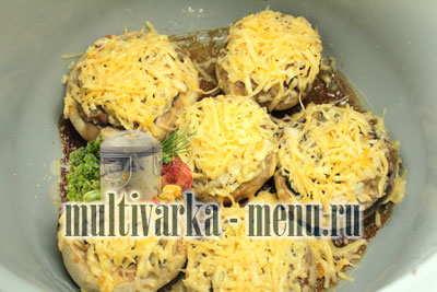 грибы фаршированные рецепт как приготовить шампиньоны в мультиварке