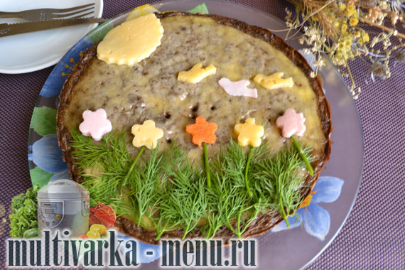 печеночный пирог в мультиварке печеночный пирог в мультиварке рецепт