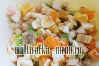 бисквитный торт в мультиварке рецепт торта с фруктами