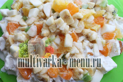 бисквитный торт в мультиварке рецепт торта с фруктами