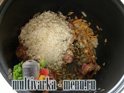 Рис в мультиварке с печенью Рис в мультиварке с печенью