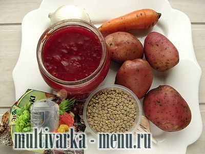 Свекольник в мультиварке с чечевицей приготовление свекольника в мультиварке с чечевицей