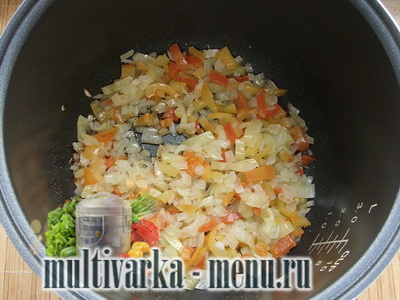Рис с овощами в мультиварке